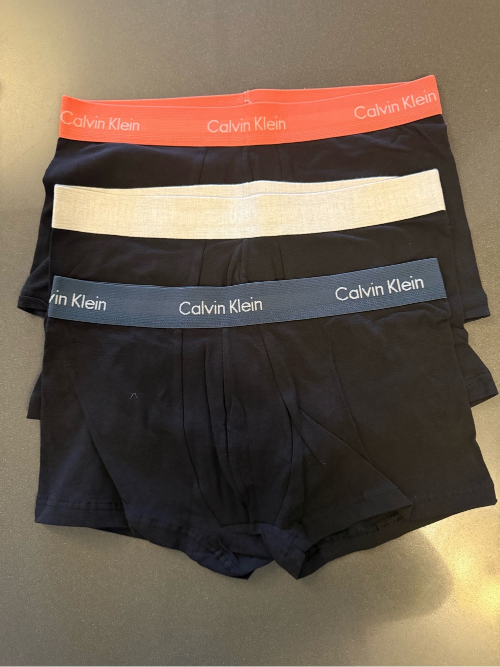 New Calvin Klein Men's Boxer Briefs /Low Rise Trunk Trio.  Cotton